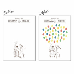 「ゴルフ」ウェディングツリー　結婚証明書　ウェルカムスタンプボード　説明書付き　スタンプ同時購入可 6枚目の画像