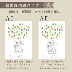 「ゴルフ」ウェディングツリー　結婚証明書　ウェルカムスタンプボード　説明書付き　スタンプ同時購入可 2枚目の画像