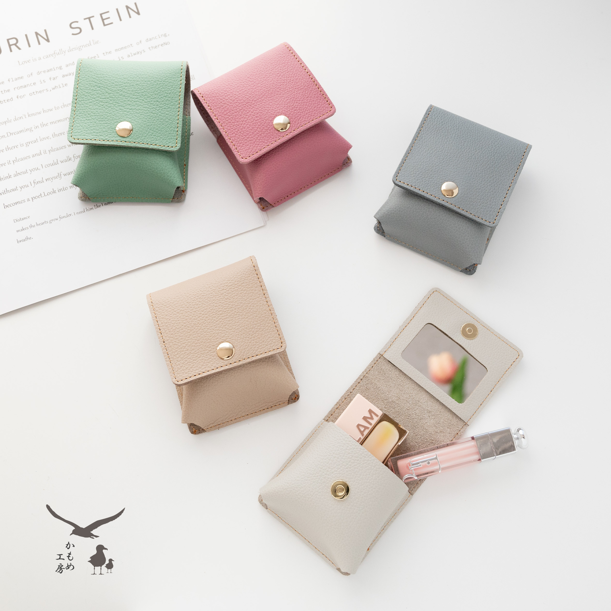 【美品】HERMES レザー 印鑑 リップケース 小物入れ フランス製 値下げ⭐️HERMES リップケース 印鑑ケース 小物入れ レザー