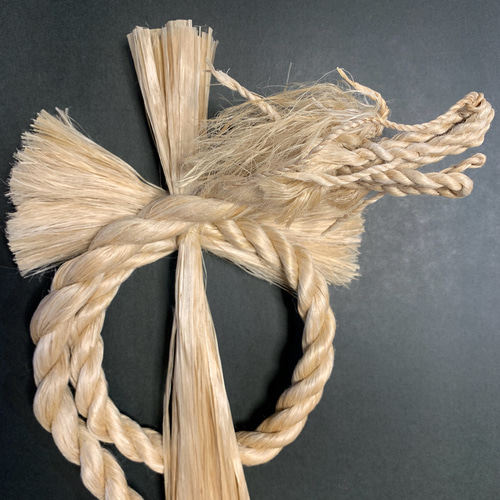 精麻飾り 精麻 龍 辰 しめ縄 しめ飾り 和モダン 壁掛け しめ縄