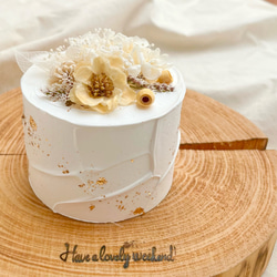 手のひらサイズ✨ホワイトカラーのクレイケーキ♡ 4枚目の画像