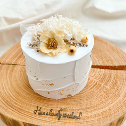 手のひらサイズ✨ホワイトカラーのクレイケーキ♡ 5枚目の画像