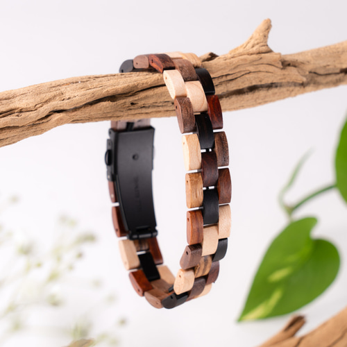 木製ブレスレット】EINBAND Wood Bracelet 天然木ブレスレット
