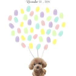 オーダーメイド「オリジナルペット」ウェディングツリー　結婚証明書　イラスト風加工　説明書付き　スタンプ同時購入可 8枚目の画像