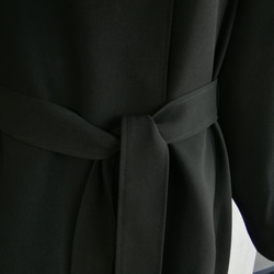 喪服 コートでも着られるW前立ウエスト共布付き2WAYジャケット　《S～3L》145500 4枚目の画像