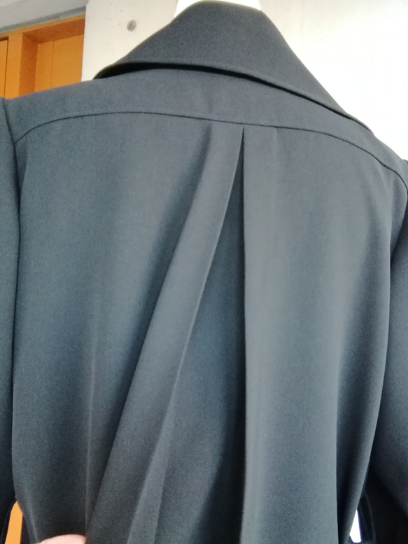 喪服 コートでも着られるW前立ウエスト共布付き2WAYジャケット　《S～3L》145500 15枚目の画像