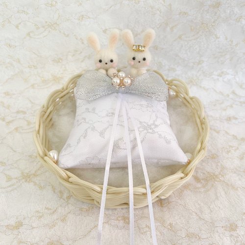 ⚠️期間限定価格／バスケット付き】婚約指輪もおける♡新郎新婦