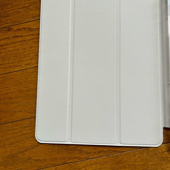 ※受注生産【全機種対応】アジアンボタニカルフラワー×猫 iPad Pro・Air・mini ケース Apple Penc 6枚目の画像