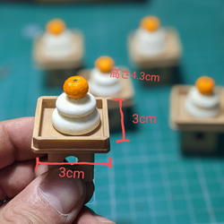 小さな鏡餅。 2枚目の画像