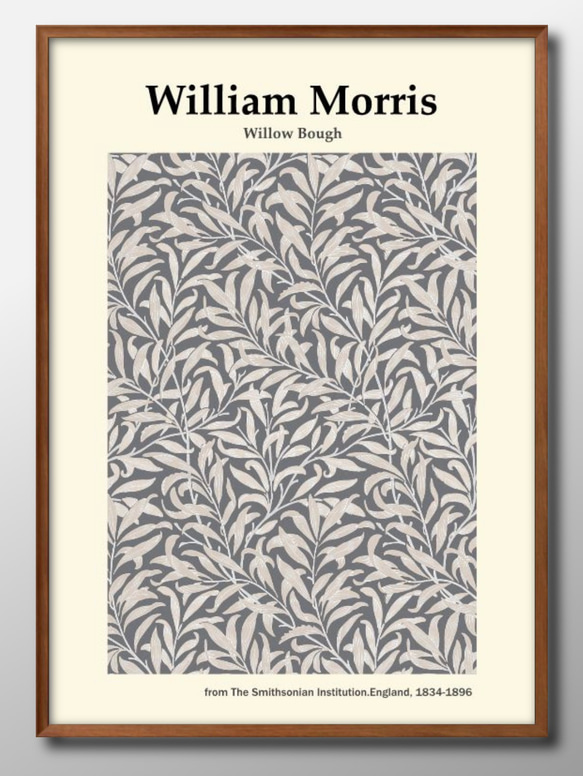 1-7541■アートポスター　絵画　A3サイズ『ウィリアム・モリス』イラスト　デザイン　上級マット紙　北欧 1枚目の画像
