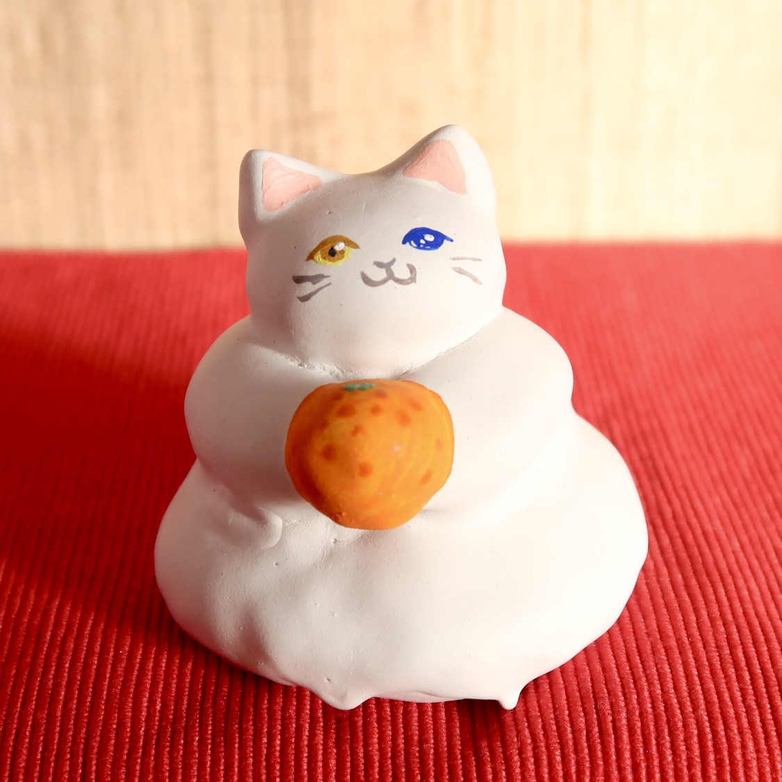 ハンドメイド】鏡餅猫 7点セット ハンドメイド】鏡餅猫 7点セット