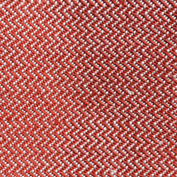 ストール　波輝　赤　ざざんざ織　シルク 5枚目の画像