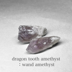 dragon tooth ( wand ) amethyst / ブラジル産ドラゴントゥース( ワンド )アメジストR 1枚目の画像