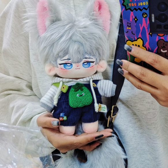 20cm ぬいぐるみ シャーロット・カタクリ 本体+尻尾+耳 着せ替え