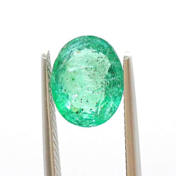 AG-L-436 天然石 ルース 素材 エメラルド 約2.76ct 2枚目の画像