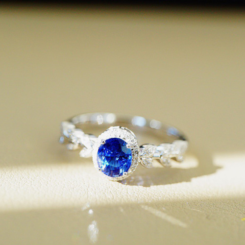 K18 ブルーサファイア.ダイヤモンド 指輪 ビズー公式】ブルーサファイア ダイヤモンド K18(18金) リング