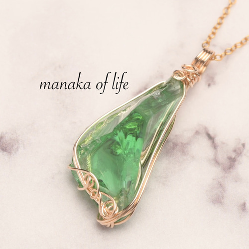 シエラネバダ産 アンダラクリスタル エメラルドシフト ワイヤー