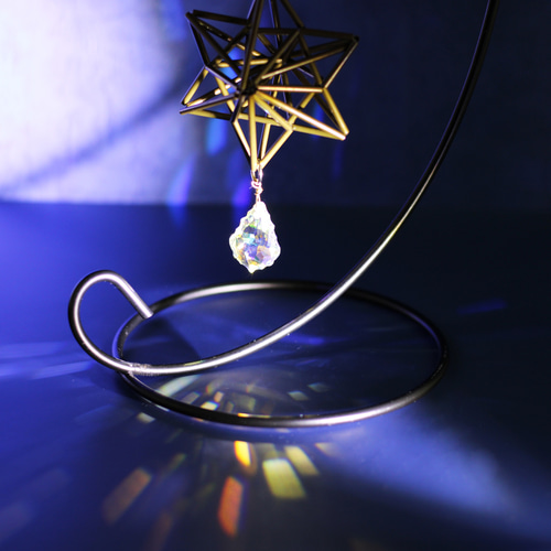 希少☆Stella～ 真鍮製六芒星ヒンメリのサンキャッチャー（高級