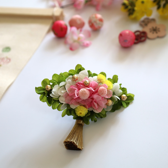 ラスト1　ひなまつりタペストリー❁菱花❁No.74　タペストリー　ひな祭り　お雛さん　ひな壇飾り　雛飾り　桃の節句 6枚目の画像