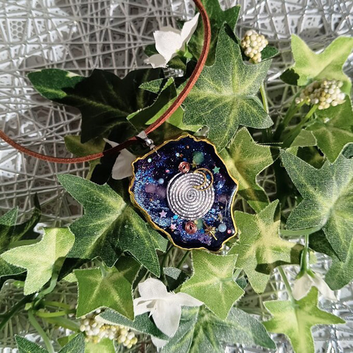 ゼロ磁場☆My宇宙ネックレスE』電磁波対策、波動調整波動入り