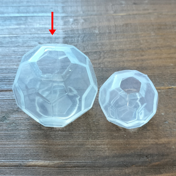 32面！多面体シリコンモールド・多面体・立体シリコーンモールド・レジン型！／型番442ーR 9枚目の画像
