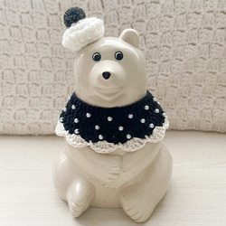 再販10以上♡【ハロウィン3点セット】しろくま貯金箱 小物セット