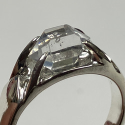 ハーキマーダイヤモンドリング　NO1  11〜12号サイズ記念日　誕生日　パワーストン　天然石　レディース　かわいい 9枚目の画像
