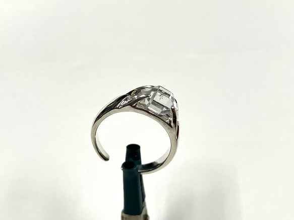 ハーキマーダイヤモンドリング　NO1  11〜12号サイズ記念日　誕生日　パワーストン　天然石　レディース　かわいい 16枚目の画像