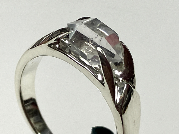 ハーキマーダイヤモンドリング　NO1  11〜12号サイズ記念日　誕生日　パワーストン　天然石　レディース　かわいい 5枚目の画像