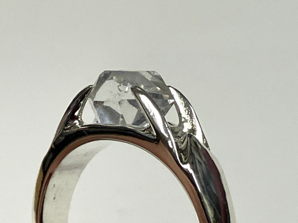ハーキマーダイヤモンドリング　NO1  11〜12号サイズ記念日　誕生日　パワーストン　天然石　レディース　かわいい 8枚目の画像