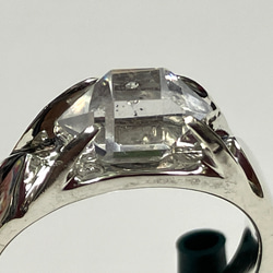 ハーキマーダイヤモンドリング　NO1  11〜12号サイズ記念日　誕生日　パワーストン　天然石　レディース　かわいい 4枚目の画像
