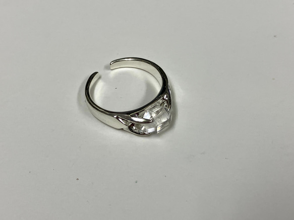 ハーキマーダイヤモンドリング　NO1  11〜12号サイズ記念日　誕生日　パワーストン　天然石　レディース　かわいい 17枚目の画像