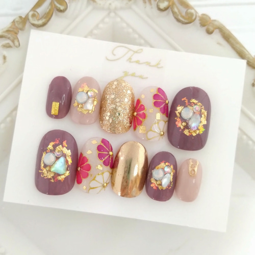 前撮りや後撮り振袖に◇大人カラー◇グレージュとベージュと赤と