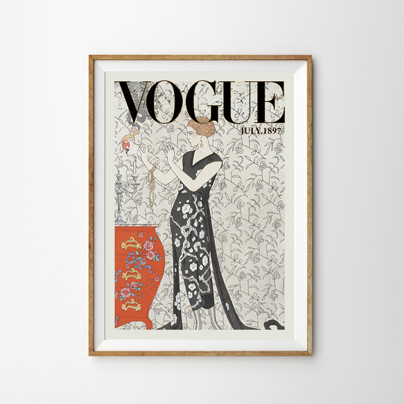 VOGUE ファッション VINTAGE おしゃれなポスター 1枚目の画像