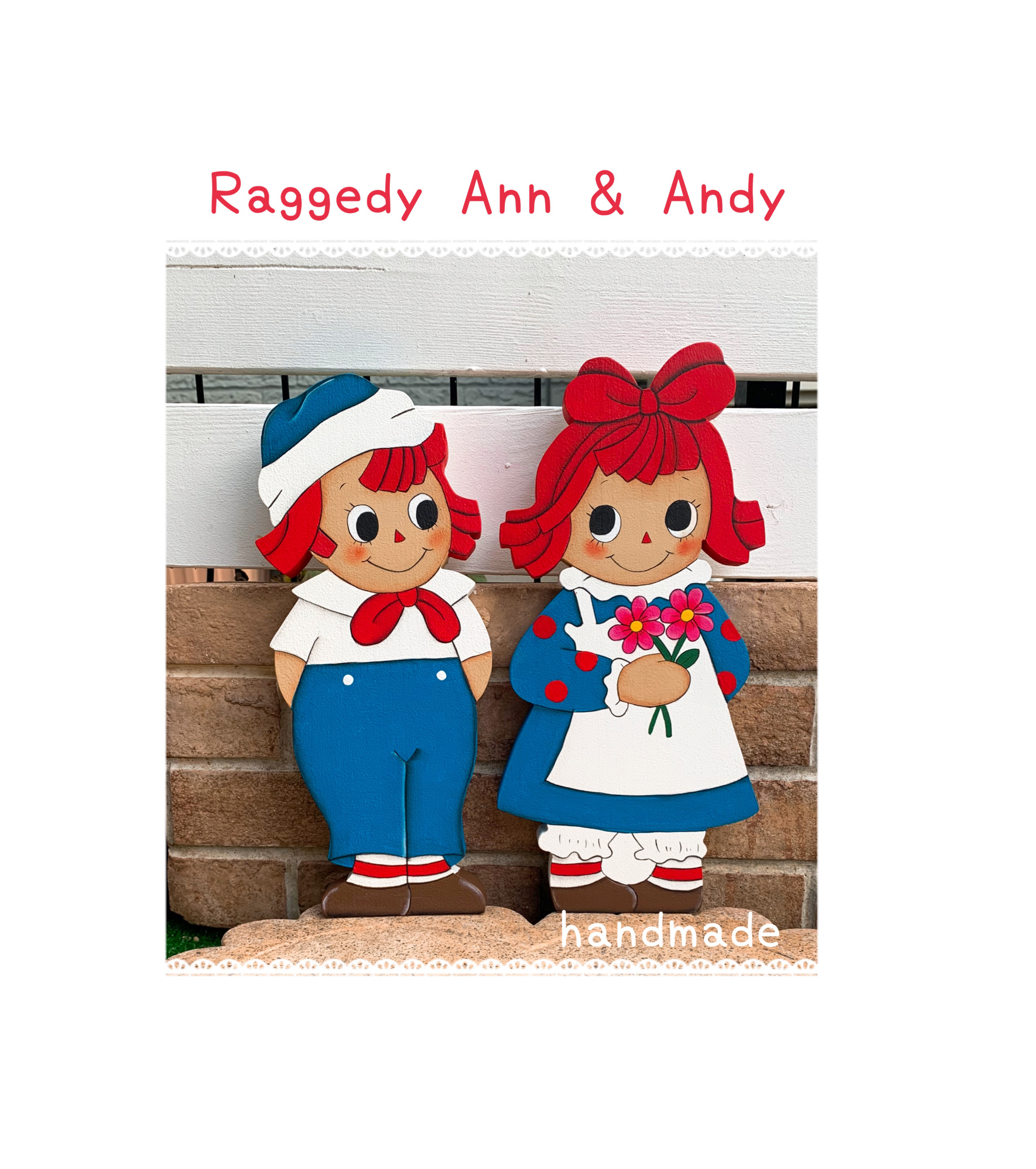 ラガディ アン＆アンディ Raggedy Ann & Andy 木製