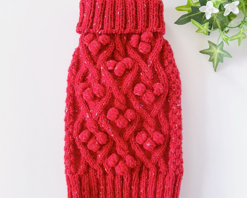 ☆mari☆　犬服　手編み c37019add53b1ba0097ea19ff186fd