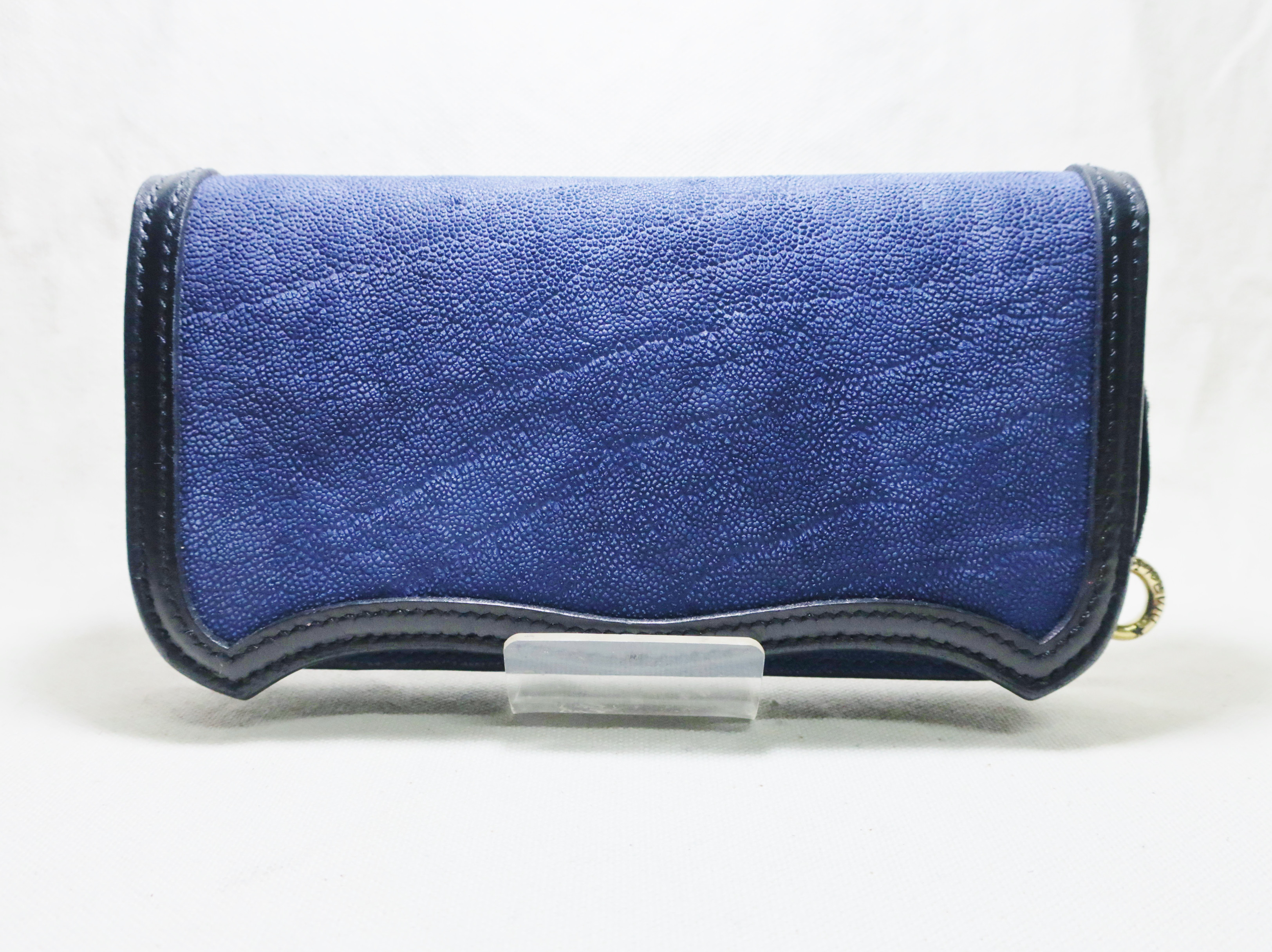 レザーウォレット サドルレザー ゾウ革 革財布 象革 レザークラフト 手縫 革小物 長財布 限定品 新品未使用