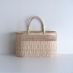 皮籐　バッグ　ハンドメイド　春　夏にピッタリ ハンドメイド 夏にピッタリ 皮籐 ふきとり バッグ