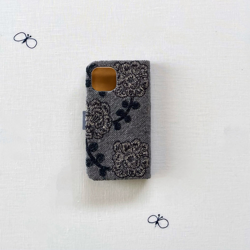 ミナペルホネン  iPhone用ケース　オーダー 受注製作》ミナペルホネン スマホケース iPhoneケース - 針と糸