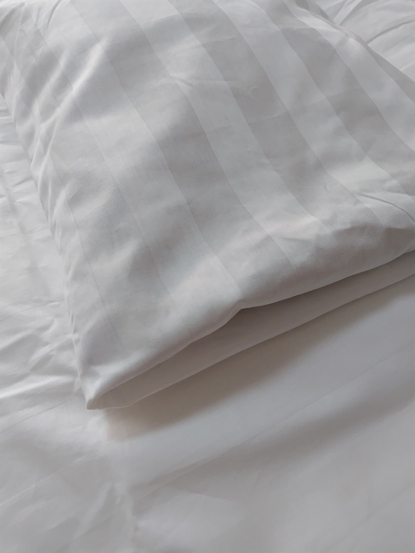 綿100％  60番超長綿サテン　ペローケース　枕カバー 35×50cm 　封筒式 2枚目の画像