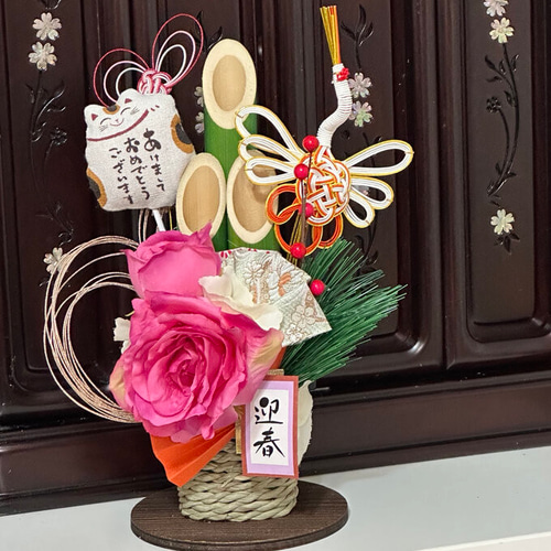 最新 門松/正月/インテリア/中サイズ/正月飾 門松/正月/インテリア/中