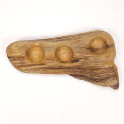 【温泉流木】幾重にも重なる年輪が美しいミニ鉢エアプランツスタンド ホルダー 木製 流木インテリア 9枚目の画像