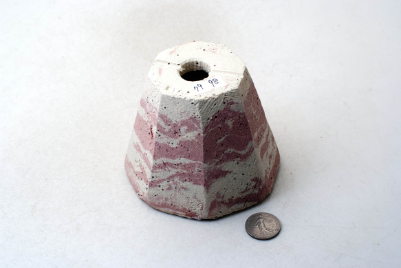 陶器製（3号ポット相当）植木鉢 KELc-ミカゲピンク7998 3枚目の画像