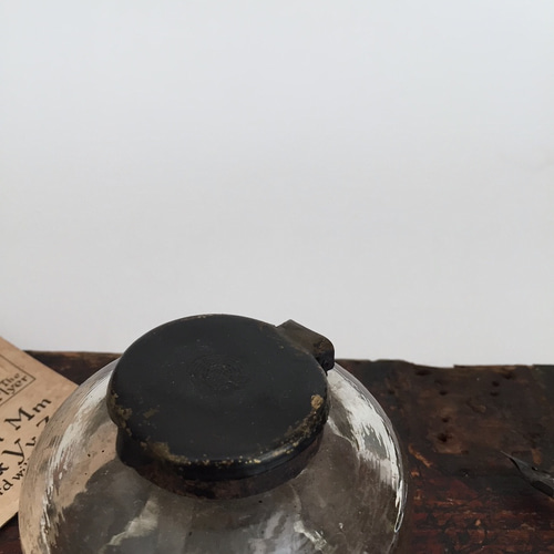 new ink bottle / アンティークインクボトル ガラスボトル イギリス製