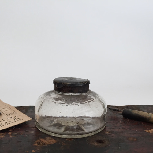 new ink bottle / アンティークインクボトル ガラスボトル