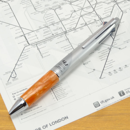 ジェットストリーム4＆1用 グリップ部のみ（コーラル）#041107 ペン