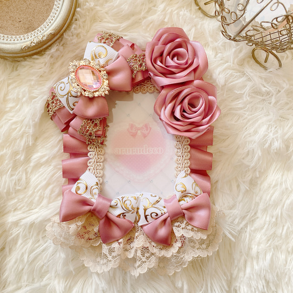 【オーダーページ】デコトレカケース・デコスリーブ　ピンクセット⑦ オーダーページ】デコトレカケース・デコスリーブ ピンクセット