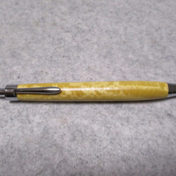 セイロンサテンウッド　キルト杢　キヌカオイル仕上げ　木軸ボールペン(シャープペンシル)　希少材　 1枚目の画像