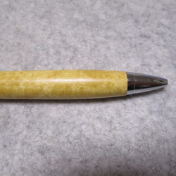 セイロンサテンウッド　キルト杢　キヌカオイル仕上げ　木軸ボールペン(シャープペンシル)　希少材　 7枚目の画像