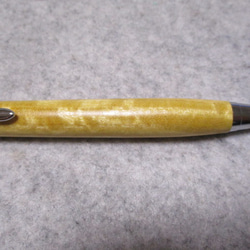 セイロンサテンウッド　キルト杢　キヌカオイル仕上げ　木軸ボールペン(シャープペンシル)　希少材　 5枚目の画像